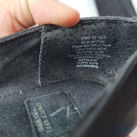 Simply Vera Black Women's Flats Size 7.5 - Picture 10 of 11